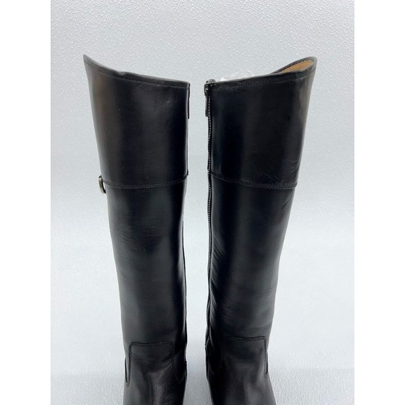 Frye Jayden Riding Boots High Knee Western Tall Boots D Ring Womens 6 B Black - Picture 9 of 10
